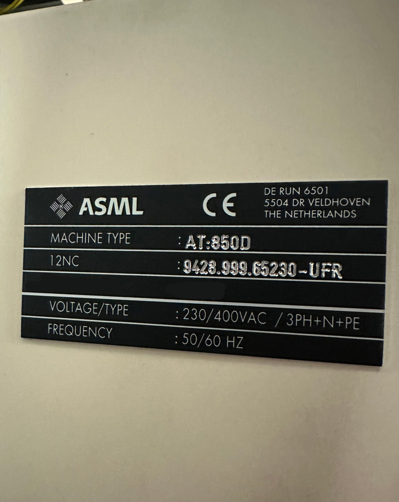ASML Twinscan AT 850 D