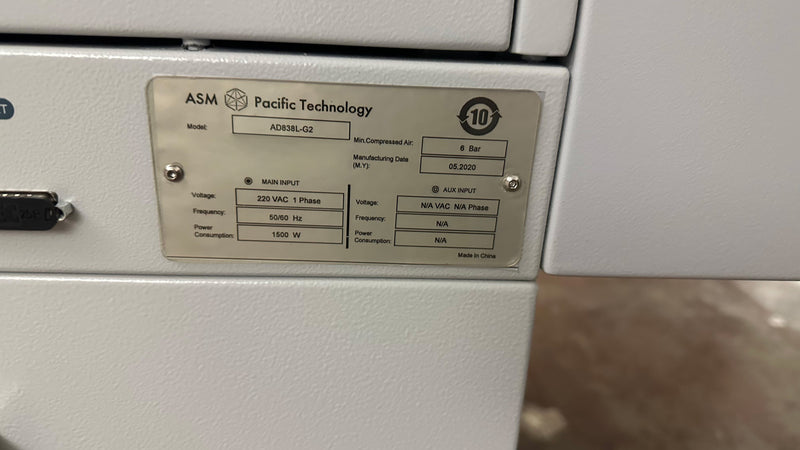 ASM ADL 838 LG 2 Die Bonder