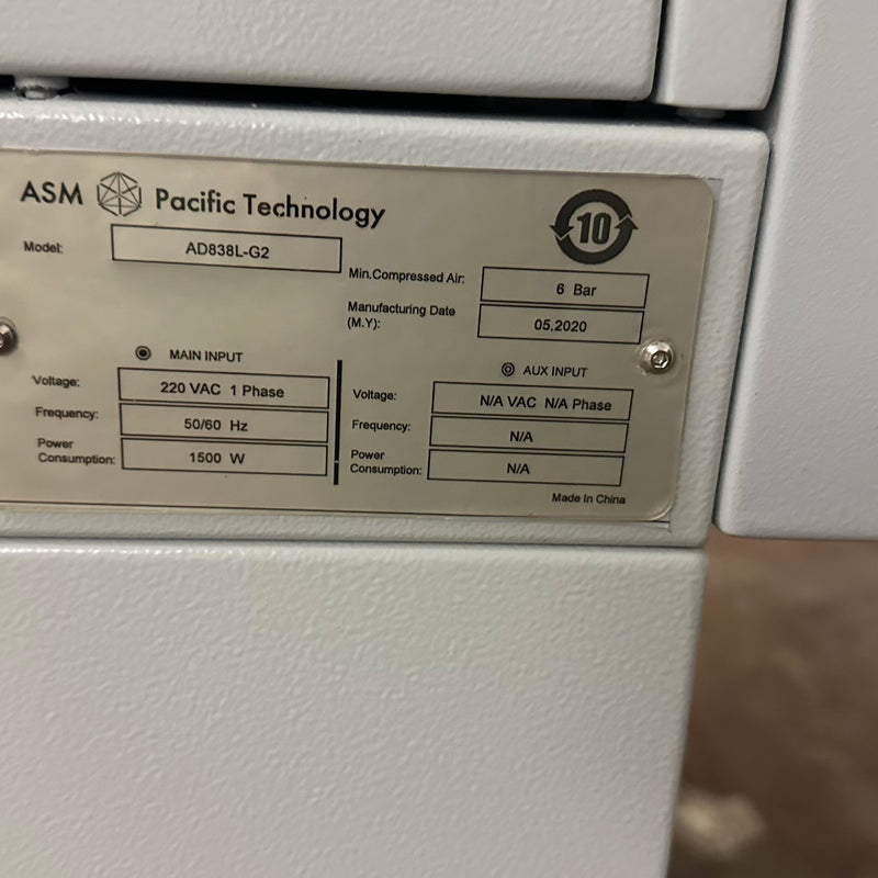 ASM ADL 838 LG 2 Die Bonder