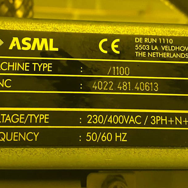 ASML Twinscan AT 1100 Stepper