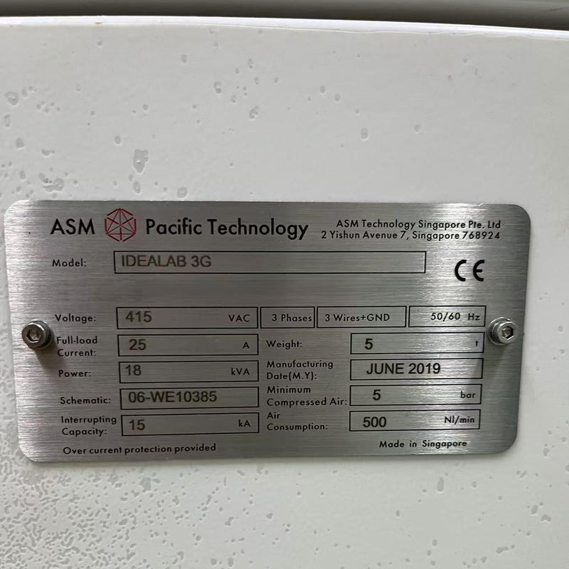 ASM IDEALab 3 G Mold Machine