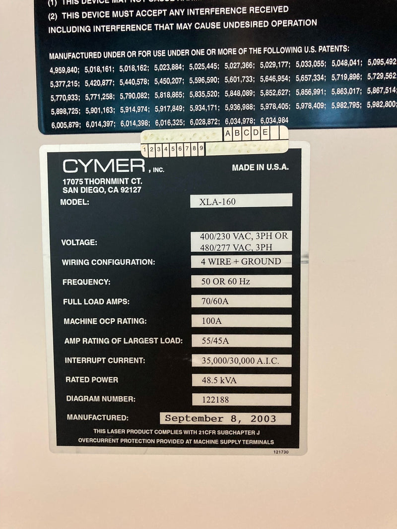 ASML Twinscan 1200 B Scanner