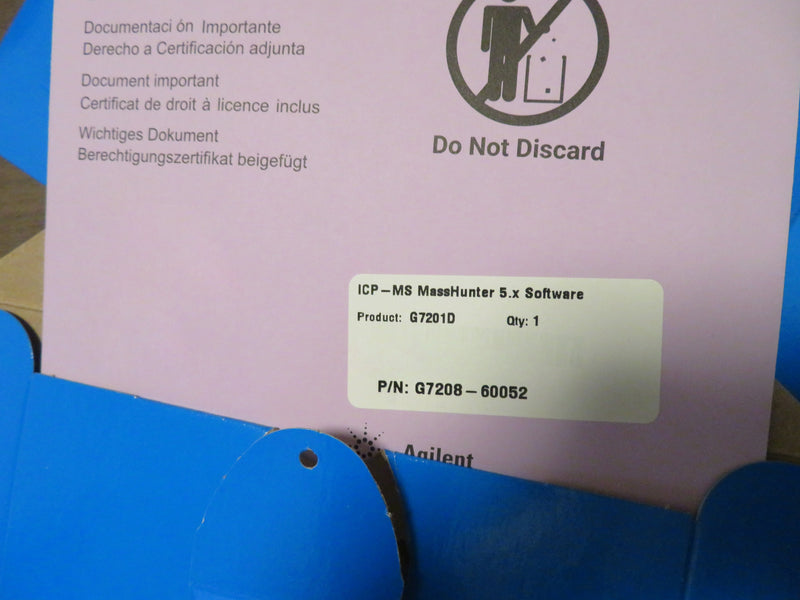Agilent / Varian 7700 ICP-MS (Inductively Coupled Plasma - Mass Spectrometer)
