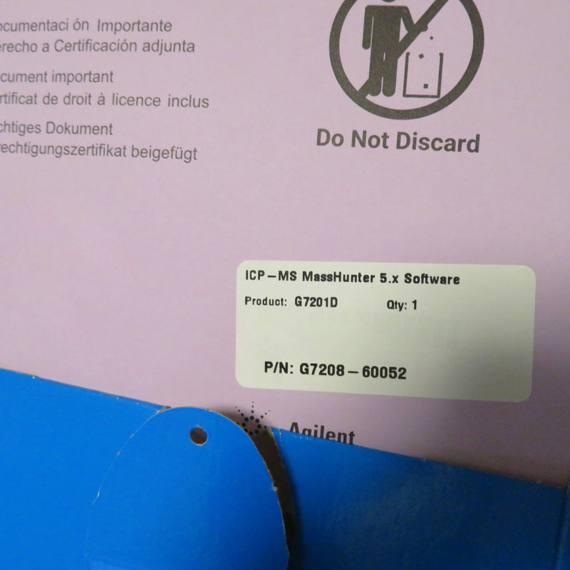 Agilent / Varian 7700 ICP-MS (Inductively Coupled Plasma - Mass Spectrometer)