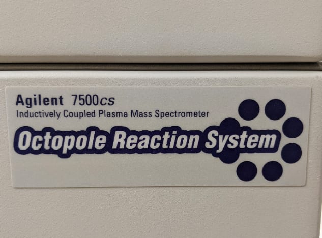 Agilent / Varian 7500 CS ICP-MS (Inductively Coupled Plasma - Mass Spectrometer)