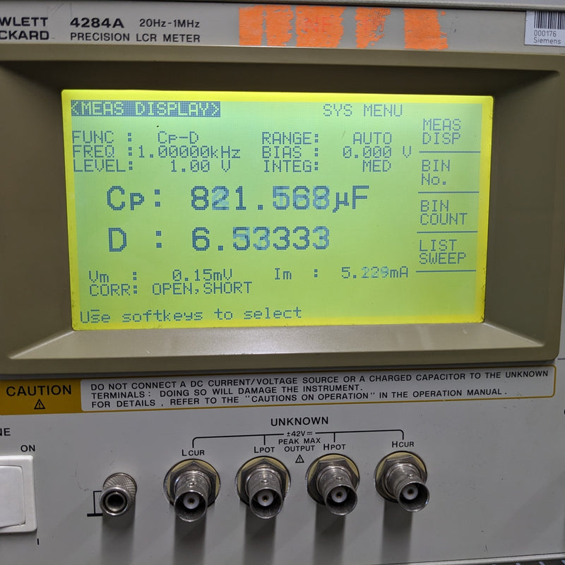 Keysight / Agilent 4284 A LCR Meter