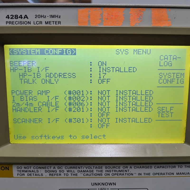 Keysight / Agilent 4284 A LCR Meter
