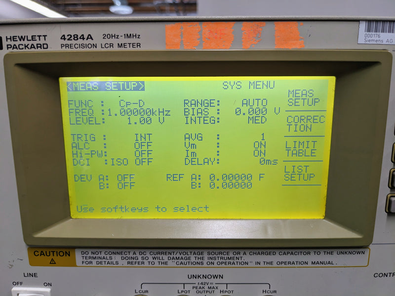 Keysight / Agilent 4284 A LCR Meter