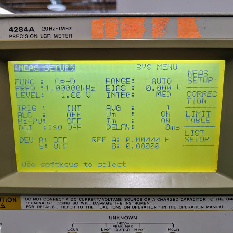 Keysight / Agilent 4284 A LCR Meter
