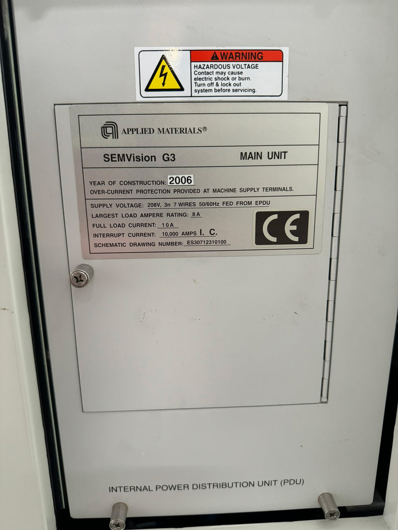 Applied Materials SEMVision G 3 Inspection System
