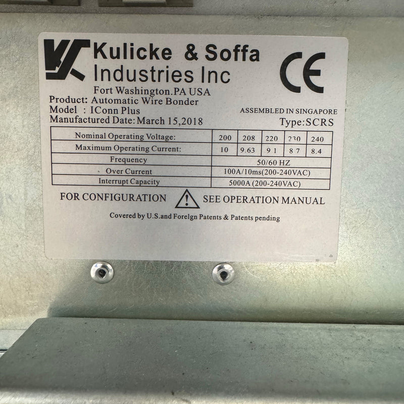 K&S IConn Plus Wire Bonder