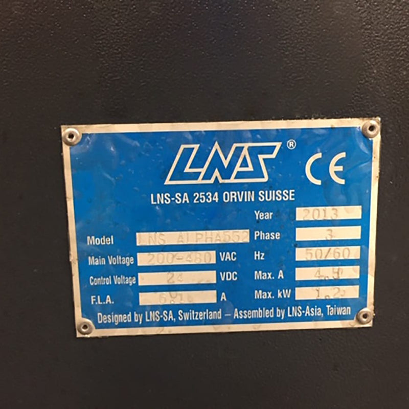 LNS Alpha 552 Bar Feeder