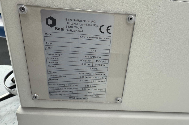 Besi / Datacon 2200 EVO Plus Die Bonder