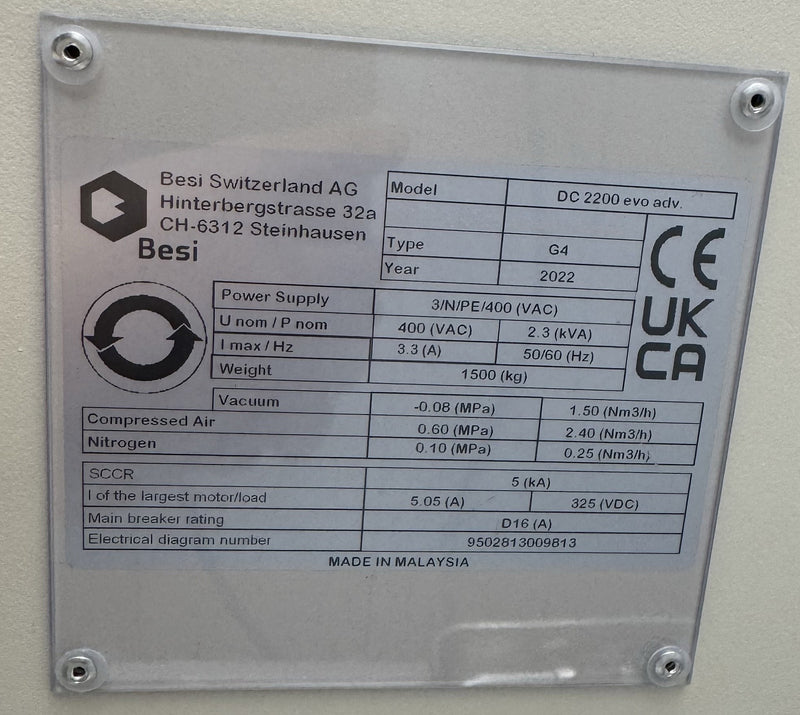 Besi / Datacon 2200 evo advanced Die Bonder
