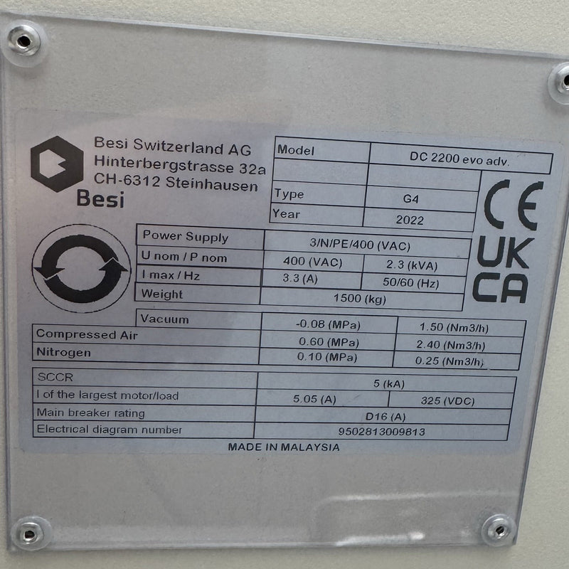 Besi / Datacon 2200 evo advanced Die Bonder