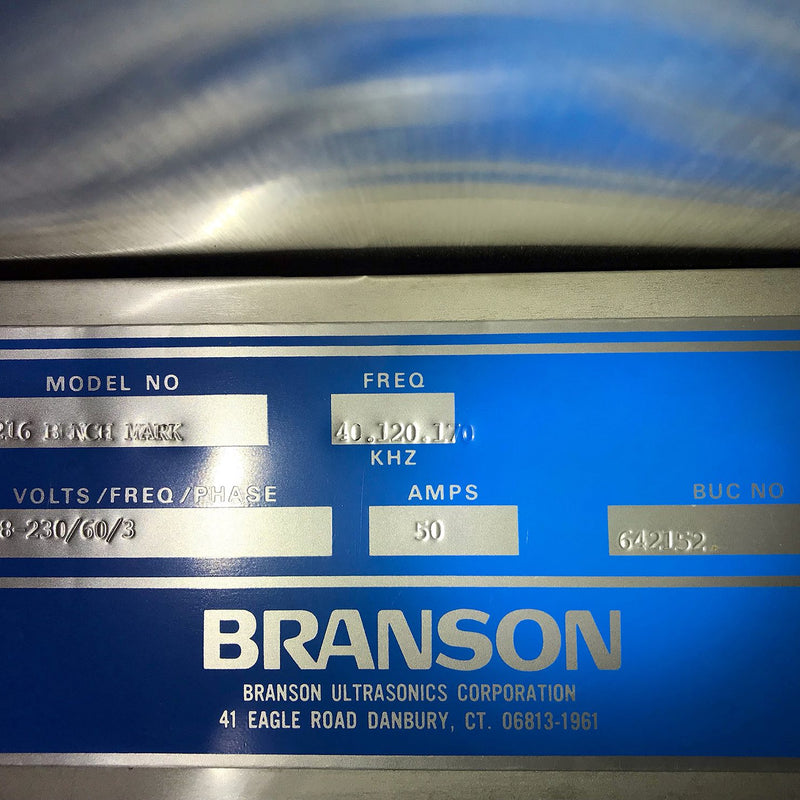 Branson 1216 Benchmark Ultrasonic Cleaner