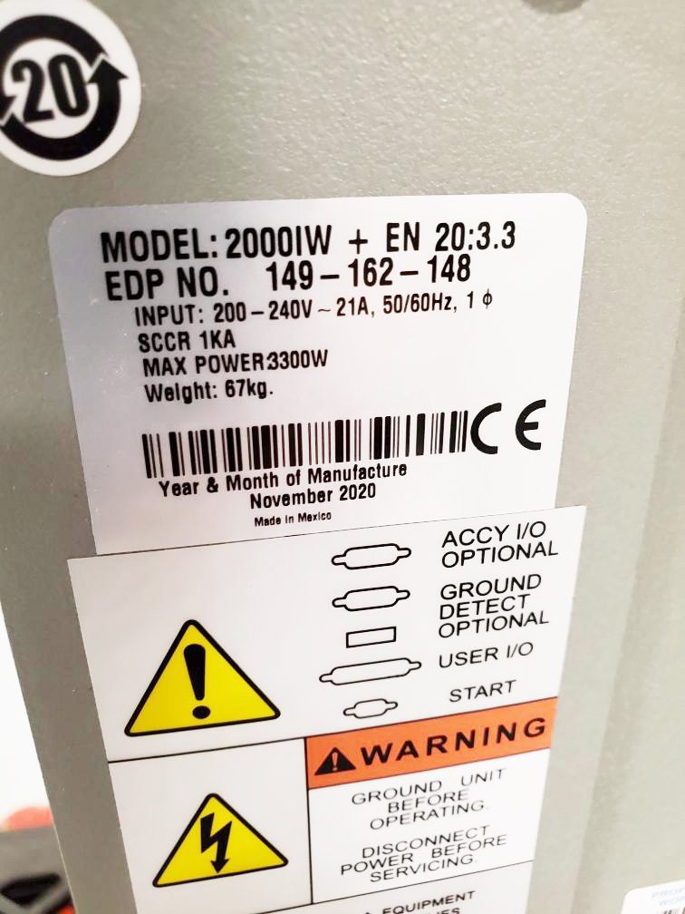 Branson 2000 iW+ Ultrasonic Welder