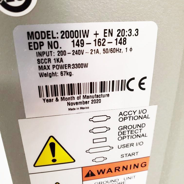 Branson 2000 iW+ Ultrasonic Welder