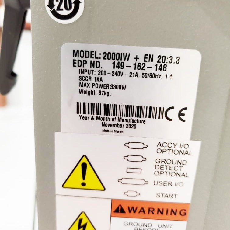 Branson 2000 iW+ Ultrasonic Welder