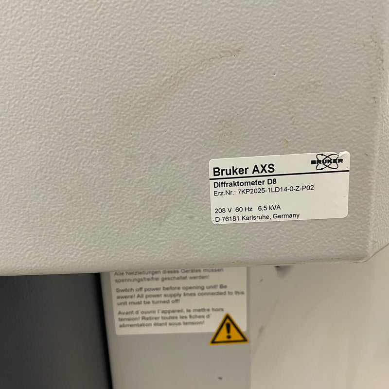 Bruker D 8 Advance XRD (X-ray Diffractometer)