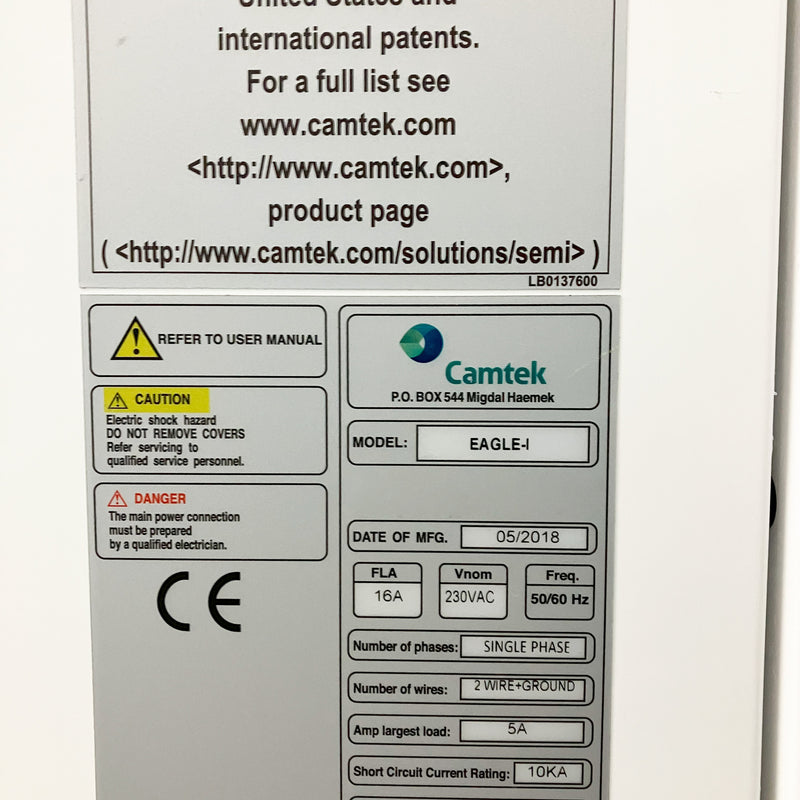 Camtek Eagle i AOI (Automated Optical Inspection)