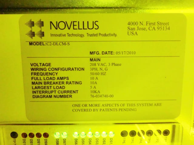 Lam / Novellus Concept Two DLCM S HDP-CVD (High-Density Plasma - Chemical Vapor Deposition)