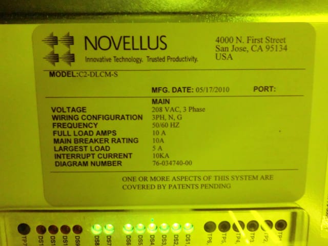 Lam / Novellus Concept Two Dual Speed HDP-CVD (High-Density Plasma - Chemical Vapor Deposition)