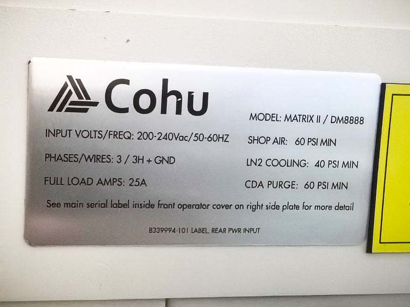 Cohu Delta Matrix Handler