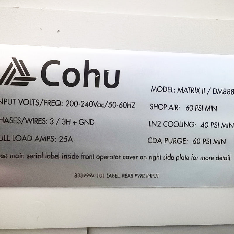 Cohu Delta Matrix Handler