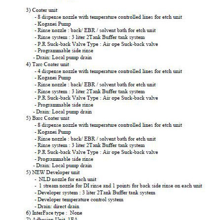 Tel Act 12 Coater / Developer