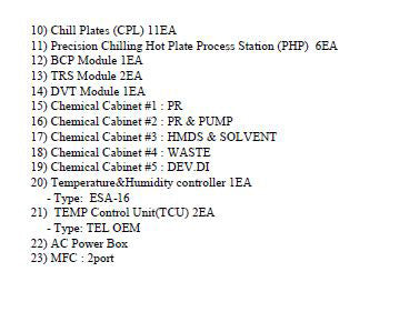 Tel Act 12 Coater / Developer