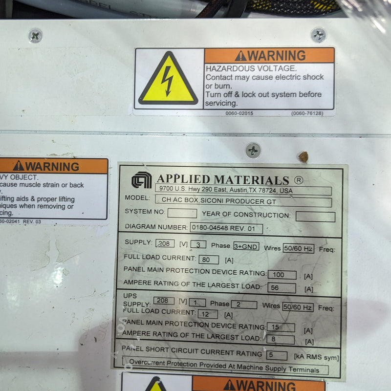 Applied Materials Producer GT Chamber
