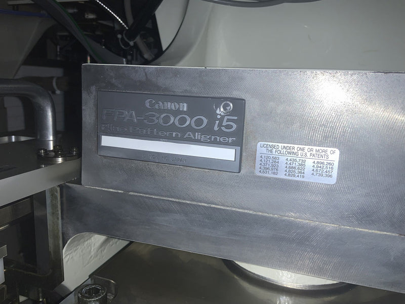 Canon FPA 3000 i 5 i-Line Stepper