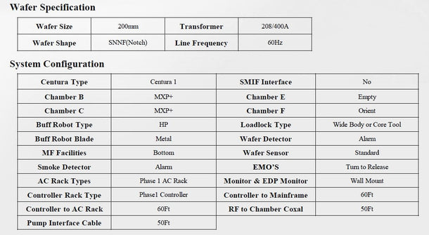Applied Materials Centura 5200