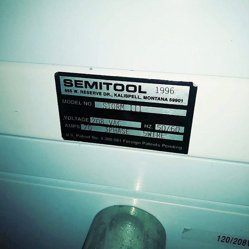Semitool Storm III Cassette Cleaner