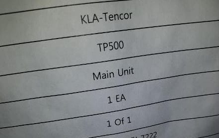 KLA / Therma-wave TP 500 Implant Dose Measurement