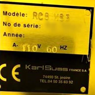SUSS RC 8 Photoresist Spinner