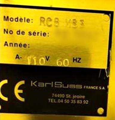 SUSS RC 8 Photoresist Spinner