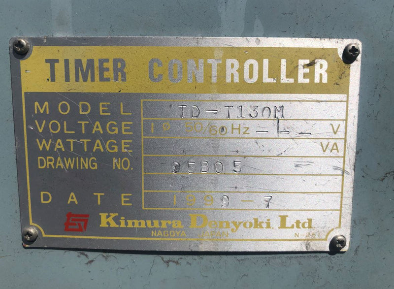 Kimura Denyoki TD T 130 M Timer Controller