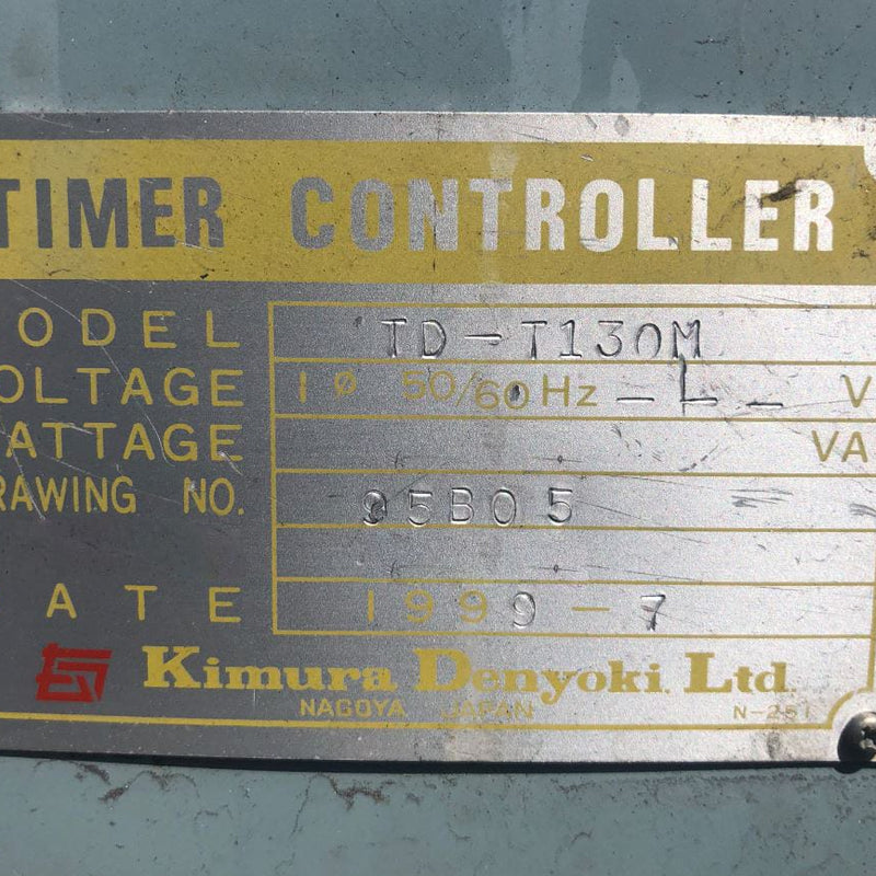 Kimura Denyoki TD T 130 M Timer Controller
