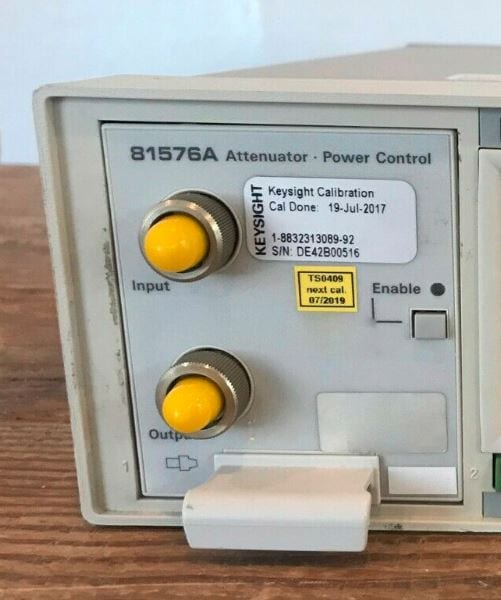 Agilent 81576 A Variable Optical Attenuator Module – Bridge Tronic Global