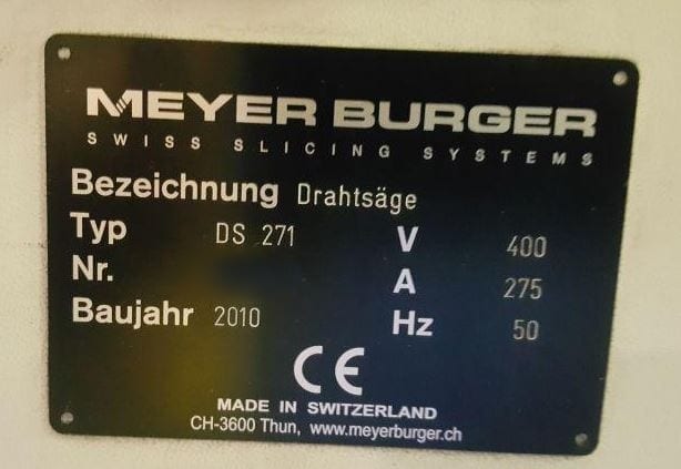 Meyer Burger DS 271 Wire Saw