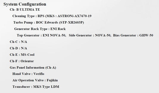 Applied Materials Centura Phase II HDP-CVD (High-Density Plasma - Chemical Vapor Deposition)