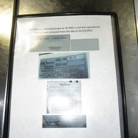 KLA P 11 Surface Profilometer
