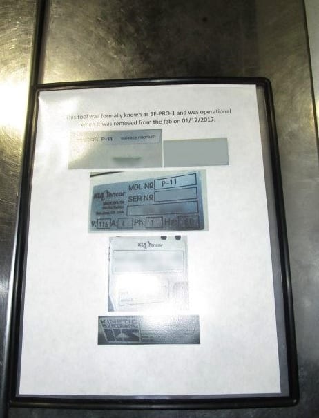 KLA P 11 Surface Profilometer