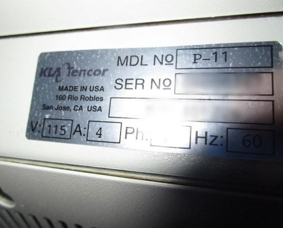 KLA P 11 Surface Profilometer