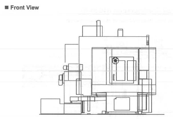 Mitsui Seiki HU 50 T Horizontal Machining Center