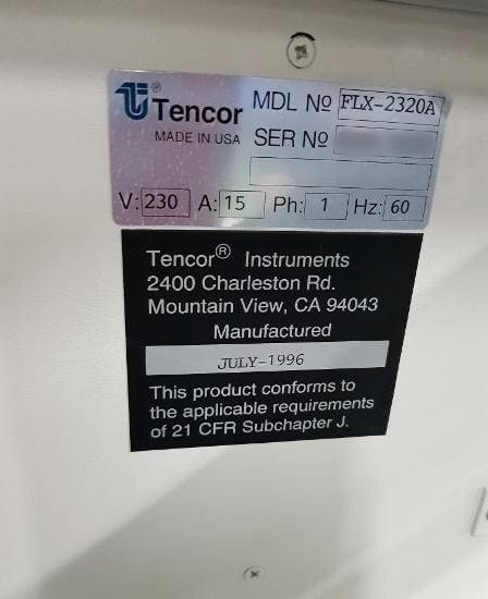 KLA FLX 2320 A Thin Film Stress Measurement