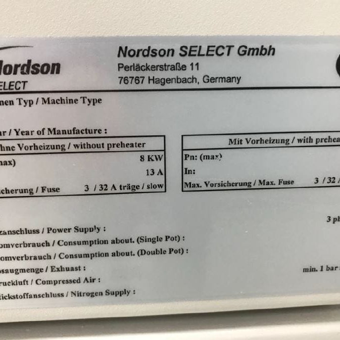 Nordson Novo 460 S Selective Soldering Machine