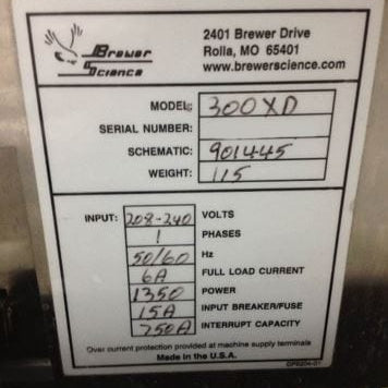 Brewer Science 300 XD IPA Cleaner